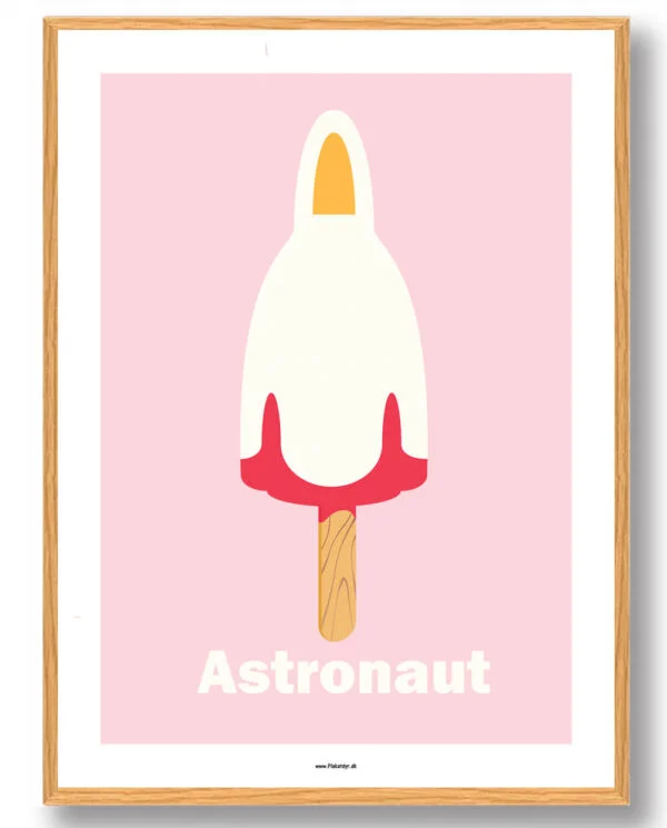 Astronaut is - plakat (Størrelse: L - 50x70cm (B2))