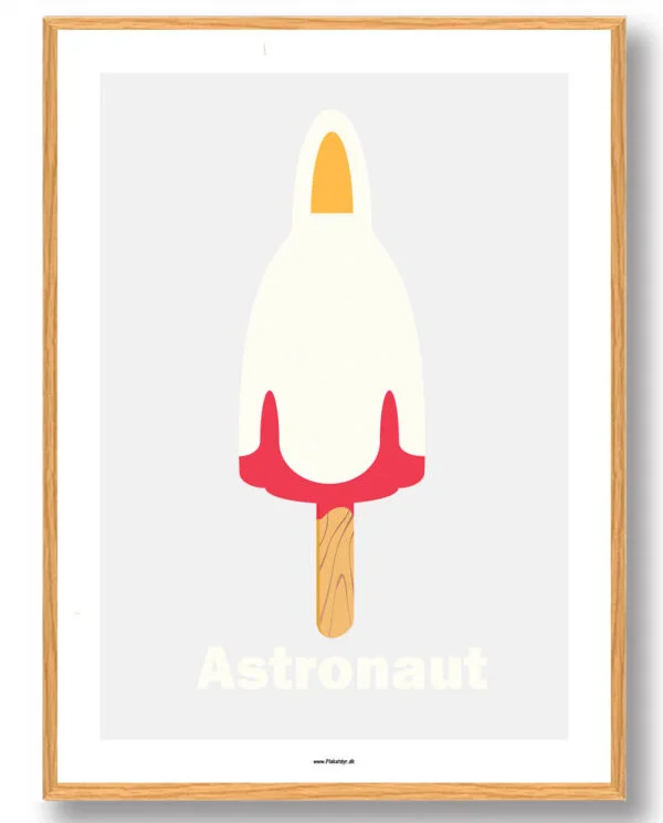 Astronaut is - plakat (Størrelse: XS - 15x21cm (A5))