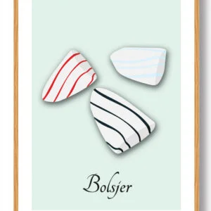 Bolsjer - plakat (Størrelse: XS - 15x21cm (A5))