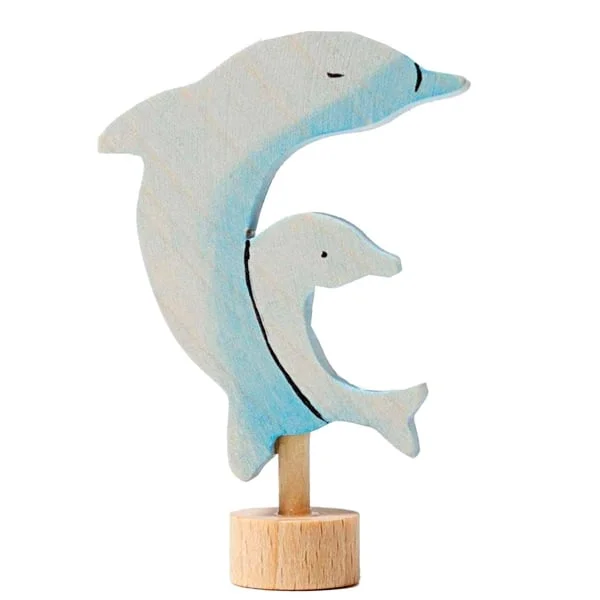 GRIMMÂ´S Dekorativ Figur 2 Delfiner