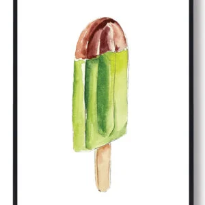 Sambi - håndtegnet plakat (Størrelse: M - 30x40cm)