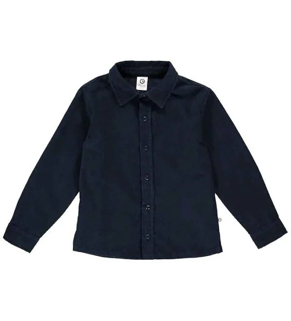 Müsli Skjorte - Fløjl - Night Blue