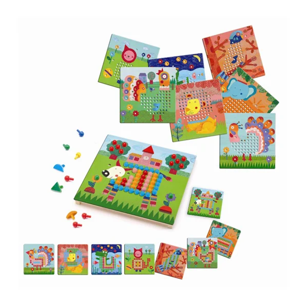 Djeco Educational Games MosaÃ¯co Animo