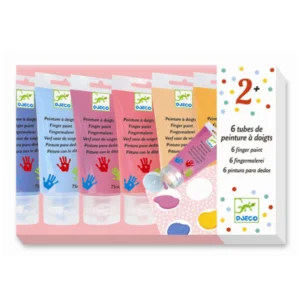 Djeco Peinture A Doigts 6 Finger Paint Tubes Sweet