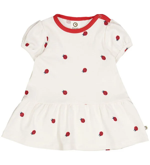 Müsli Kjole - Ladybird - Balsam Cream/Apple Red