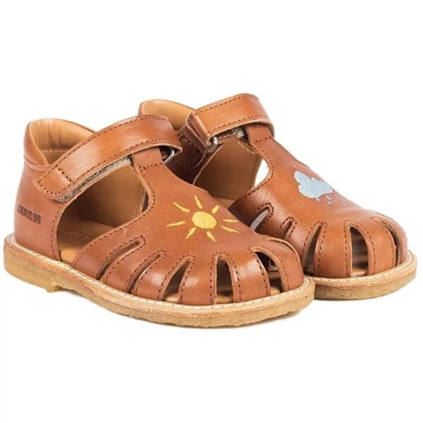 Angulus Begyndersandaler Cognac - Str. 22