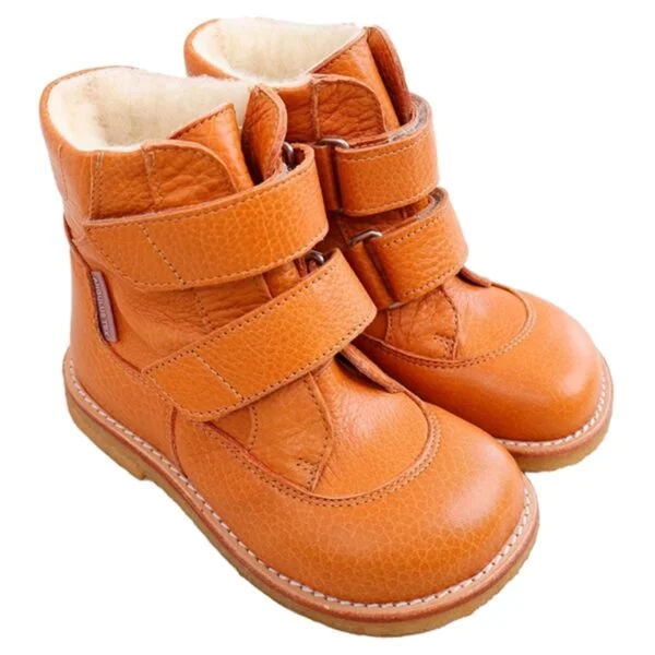 Angulus Tex-Støvle Med Velcrolukning Golden Camel - Str. 29