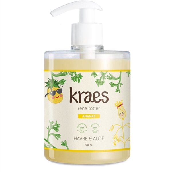 Kraes Rene Totter Havre/Aloe Shampoo m. Ananasduft 500 ml