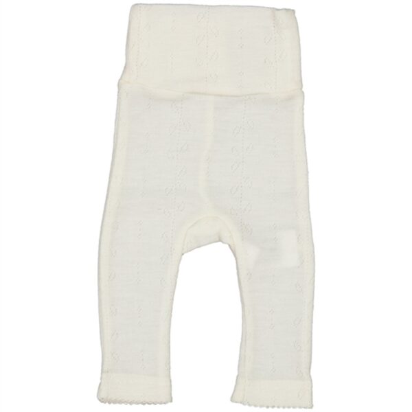 MarMar Wool Pointelle Natural New Born Piva Bukser - Str. 0 mdr/44 cm