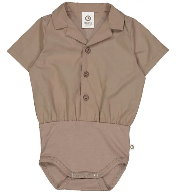 Müsli Skjortebody - Poplin - Shade