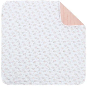 Müsli Tæppe - Quiltet - 90x90 - Sense - Balsam Cream/Balsam Rose