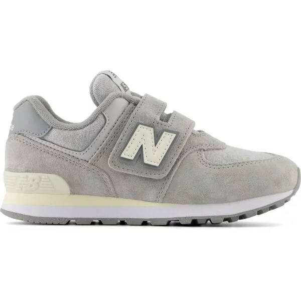 New Balance 574 Kids Hook & Loop Sneakers Concrete - Str. 29