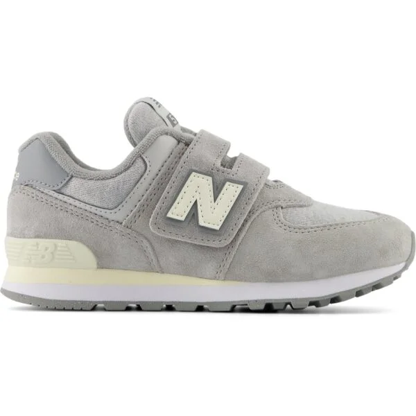 New Balance 574 Kids Hook & Loop Sneakers Concrete - Str. 31