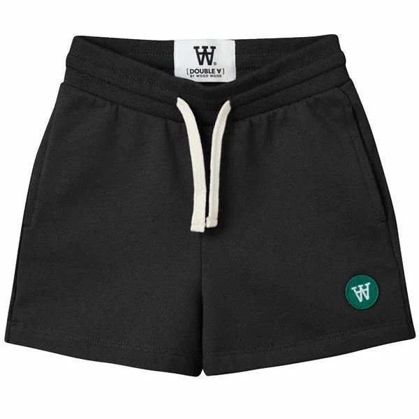 Wood Wood Vic Kids Shorts Black - Str. 9-10 år