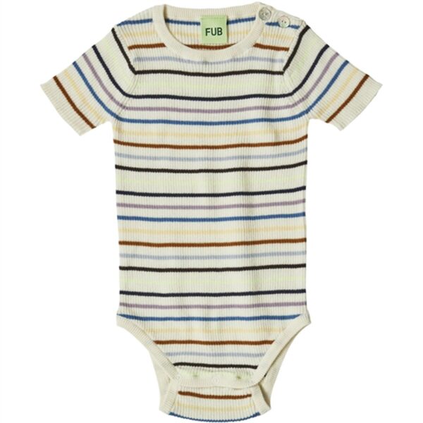 FUB Multi Stripe Baby Rib Body - Str. 68