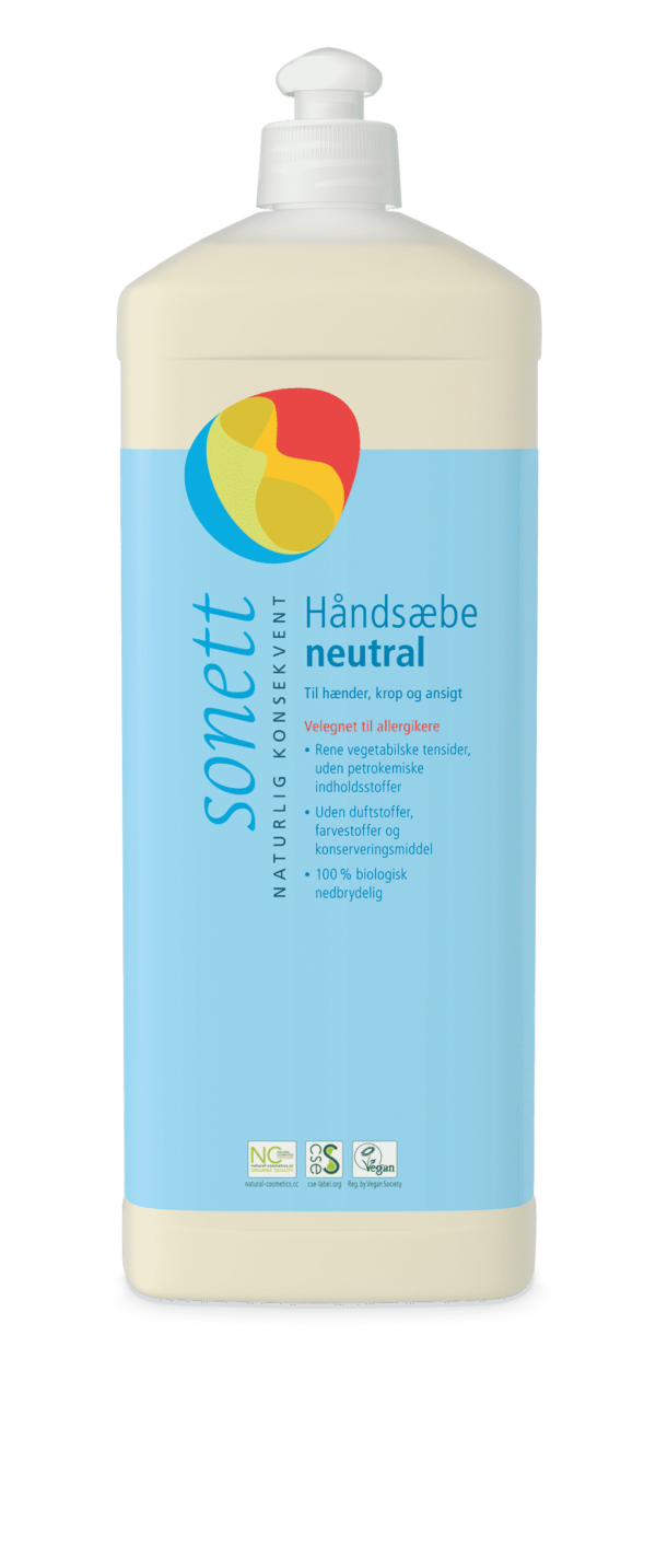 Flydende håndsæbe, refill - neutral - 1000 ml