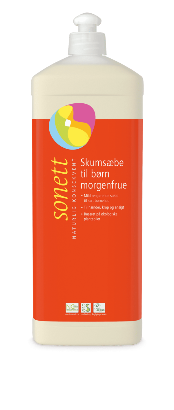 Skumsæbe til børn - morgenfrue  -1000 ml