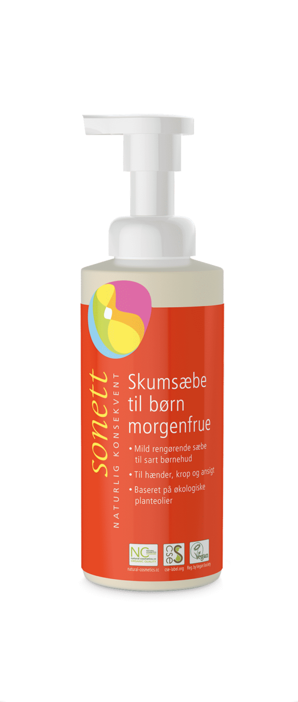 Skumsæbe til børn - morgenfrue - 200 ml