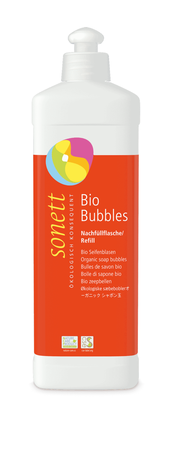 Bio Bubbles kemifrie sæbebobler - refill - 500 ml