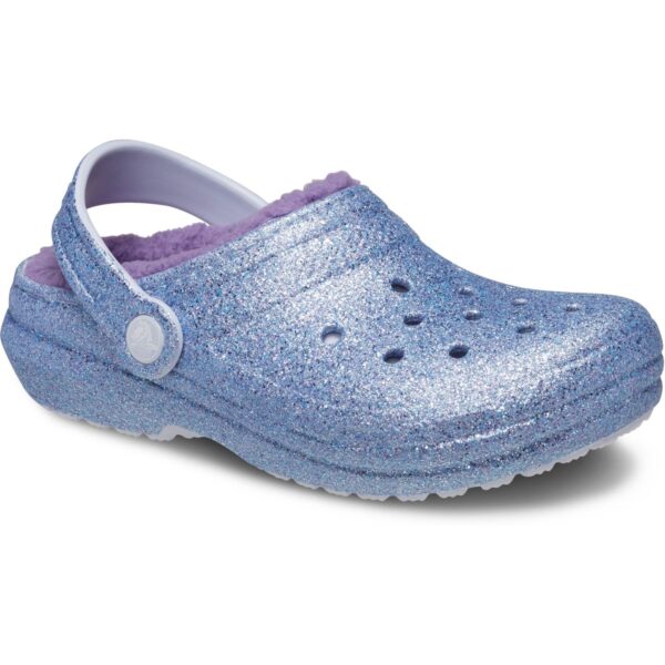 Crocs Frosted Glitter Classic Lined Glitter Clog - Str. 28-29