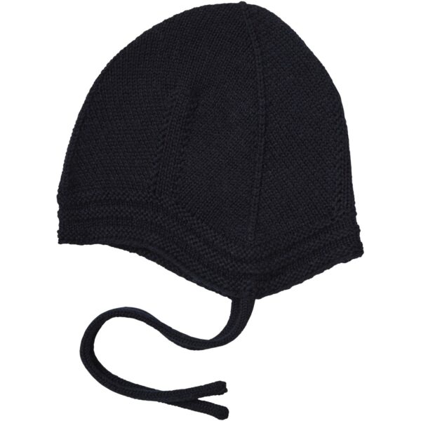 FUB Dark Navy Baby Purlrib Hat - Str. 56-62