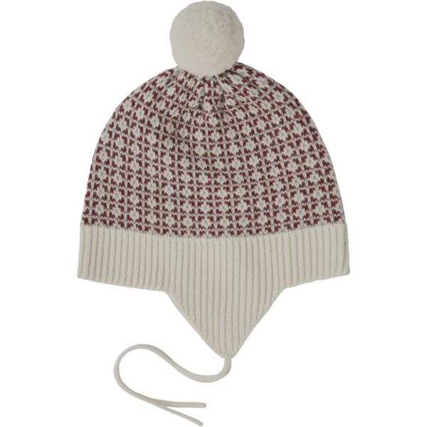 FUB Ecru/Clay/Misty Green Baby Nordic Hat - Str. 62-68