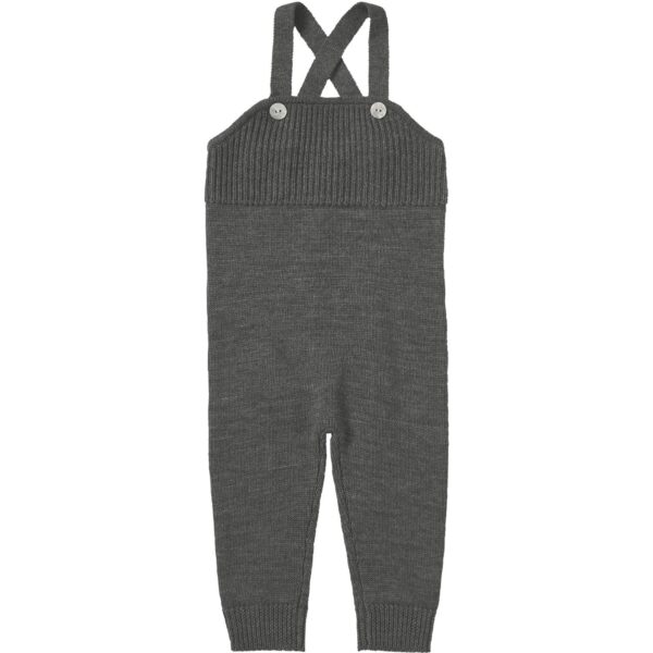 FUB Grey Melange Baby Overalls - Str. 74