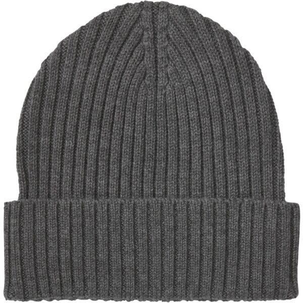 FUB Grey Melange Rib Beanie - Str. 80-90