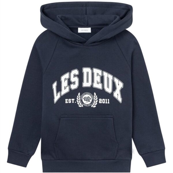 Les Deux Kids Dark Navy/Light Ivory University Hoodie - Str. 122-128