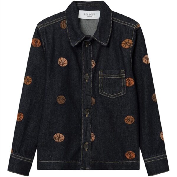 Les Deux Kids Raw Denim Layton AOE Overshirt - Str. 134-140