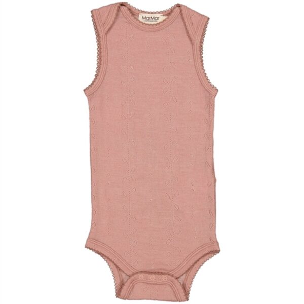 MarMar Wool Pointelle Burnt Rose Bini Body - Str. 2 mdr/56