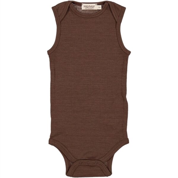 MarMar Wool Rib Terre Bini Body - Str. 3 år/98