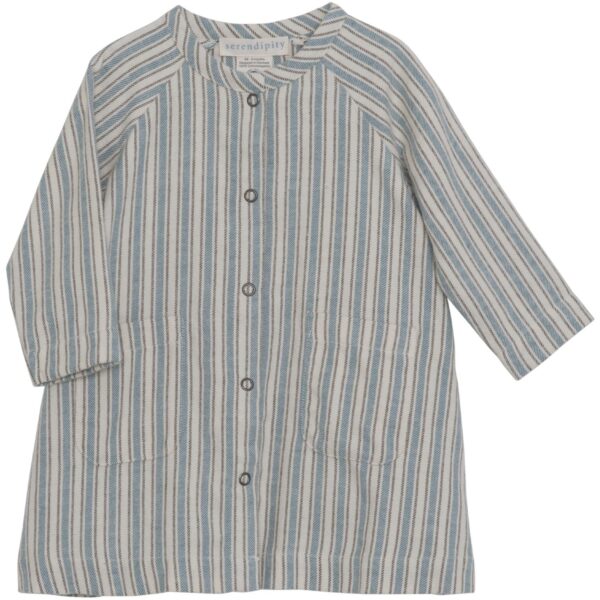 Serendipity Arctic Stripe Brushed Kjole - Str. 74