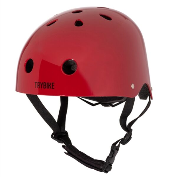 Trybike CoConut Ruby Red Helmet Retro Look - Str. M/52-58