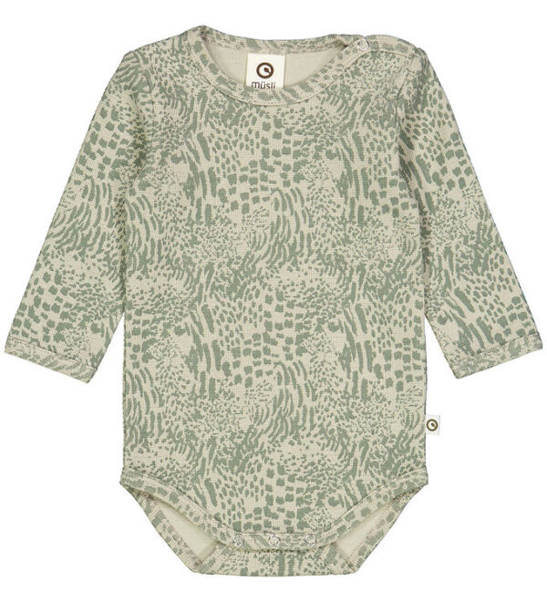 Müsli Body l/æ - Leopard - SofT Green/Poetry Green