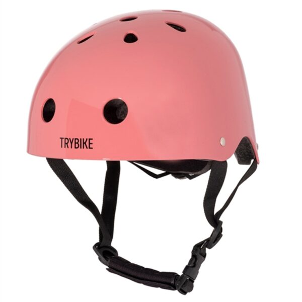 Trybike CoConut Jaipur Pink Cykelhjelm Retro Look - Str. M/52-58