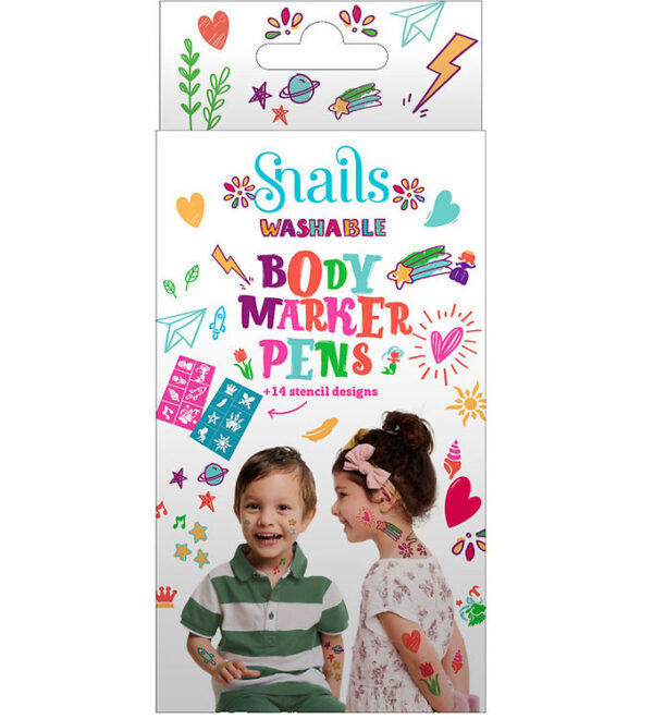 Snails Tatoveringssæt - Body Marker Pens