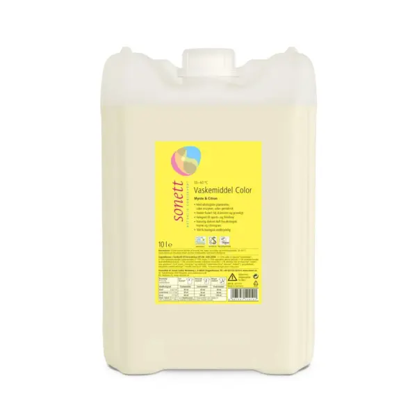 Vaskemiddel - Color - Mynte & Citron -  10 Liter